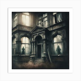 Haunted House 3 Art Print