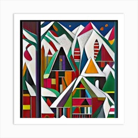 Small mountain village 2 Art Print