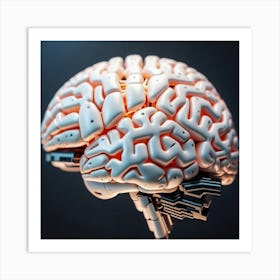 Artificial Brain 8 Art Print