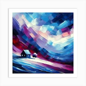 Abstract Of A House Art Print