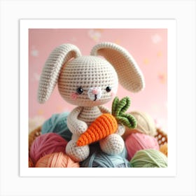 Amigurumi, Rabbit Art Print