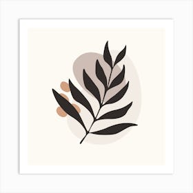 Leaf Vector Illustration Art Print