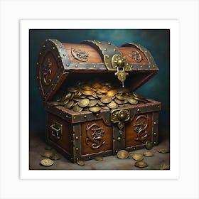 Old Chest Art Print