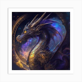 Steampunk Dragon 7 Art Print