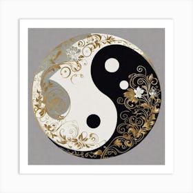 Yin Yang 77 Art Print