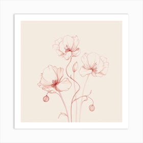 Poppies 4 Art Print