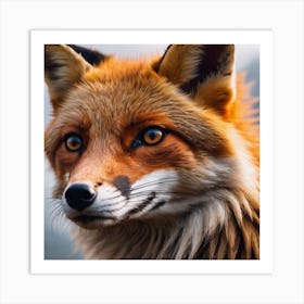 Fox Portrait Art Print