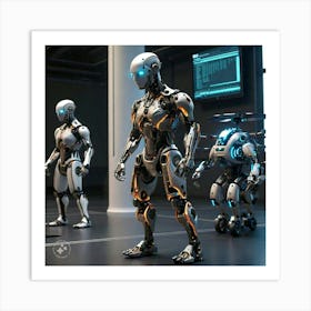 Robots Art Print