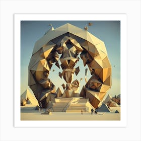 Polygonal Structure Art Print