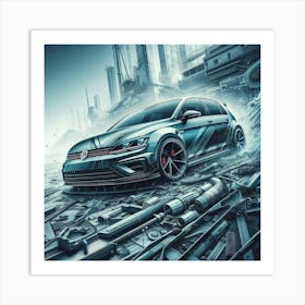 Volkswagen Golf Gti 3 Art Print