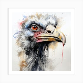 Ostrich 4 Art Print