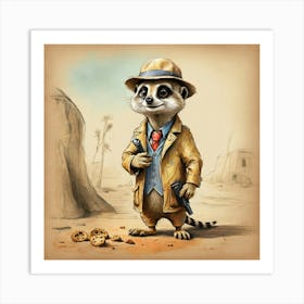 Raccoon 10 Art Print