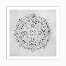 Mandala Motif Art Print