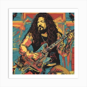 Dimebag Darrell Art Print