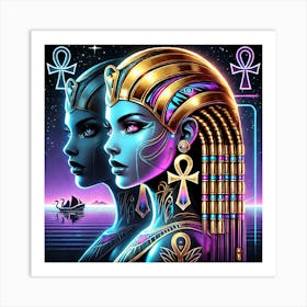 Egyptian Goddess 1 Art Print