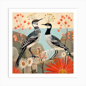 Bird In Nature Roadrunner 1 Art Print