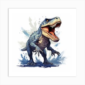 T-Rex Art Print