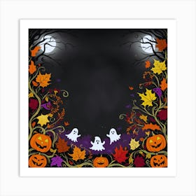 Halloween Background 2 Art Print