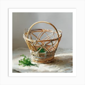 Basket Art Print