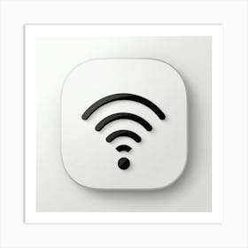 Wifi Icon 1 Art Print