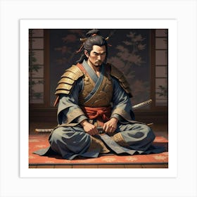 Samurai Art 112 Art Print