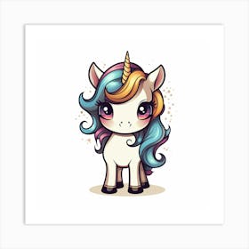 Cute Unicorn 139 Art Print