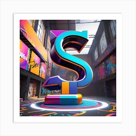 Graffiti - Letter S Art Print