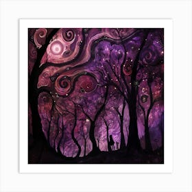 Dark Forest 1 Art Print