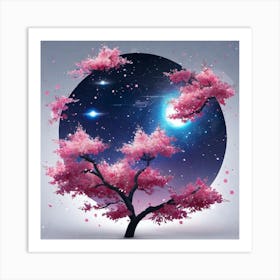 Cherry Blossom Tree 26 Art Print