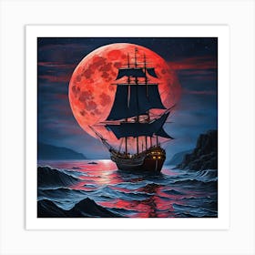 Full Moon Art Print