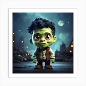 Baby Frankenstein 5 Art Print