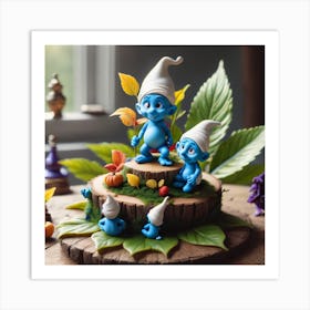 Smurfs Art Print