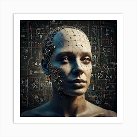 Quantum Consciousness: The Future of AI Art Print