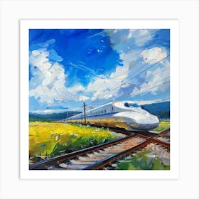 Bullet Train 5 Art Print