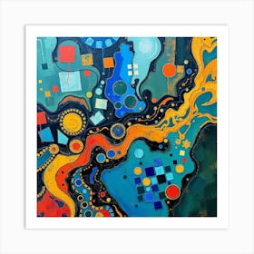 Abstract Painting 21 Art Print