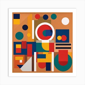 Abstract Geometric Painting Art Print