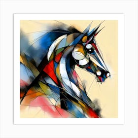 Creative Horse Beauty Illustration Nr 148 Art Print