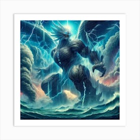 Zephyros Wind Colossus Art Print