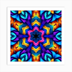 Psychedelic Mandala 54 Poster