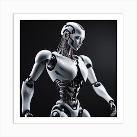 Robot Woman 36 Art Print