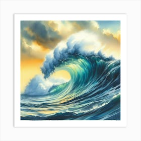 Ocean Wave 2 Art Print