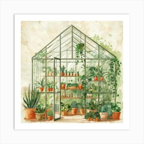 Greenhouse 9 Art Print