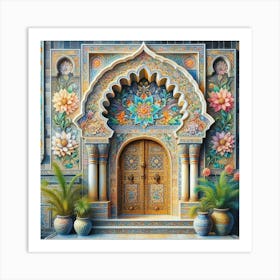 Islamic Door 1 Art Print