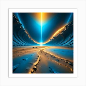 Surreal landscape Art Print