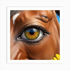 Horse'S Eye 9 Art Print