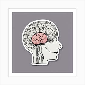 Brain In The Head 1 Art Print