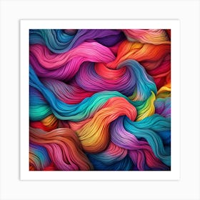 Colorful Abstract Background Art Print