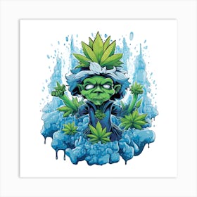 Weed Ghoul Art Print