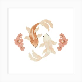 Koi Fish Art Print