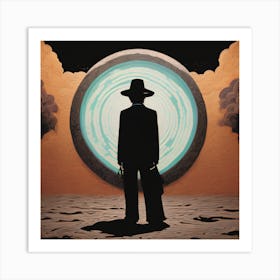 Man In The Hat Art Print